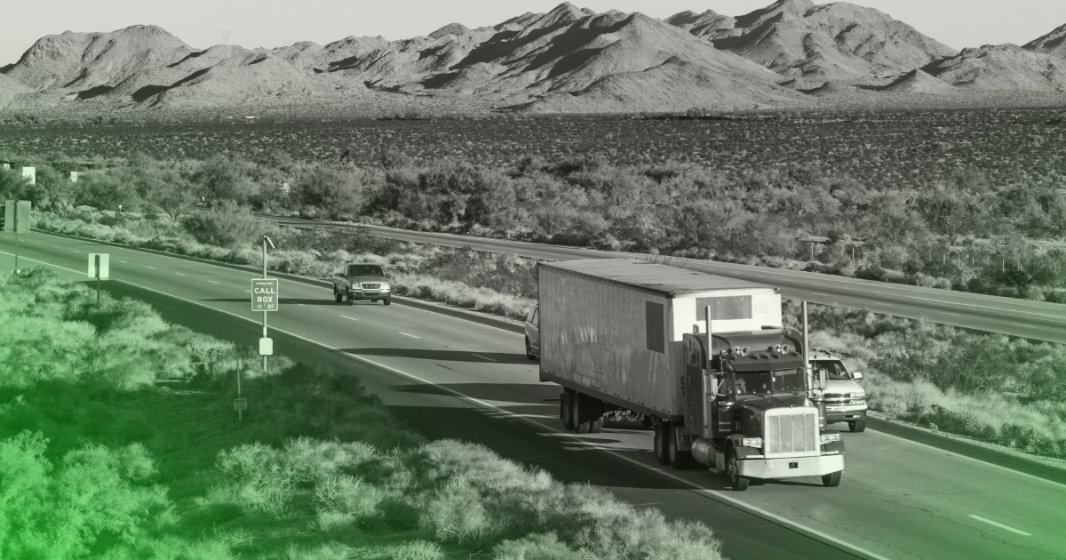 Shipment moving between states